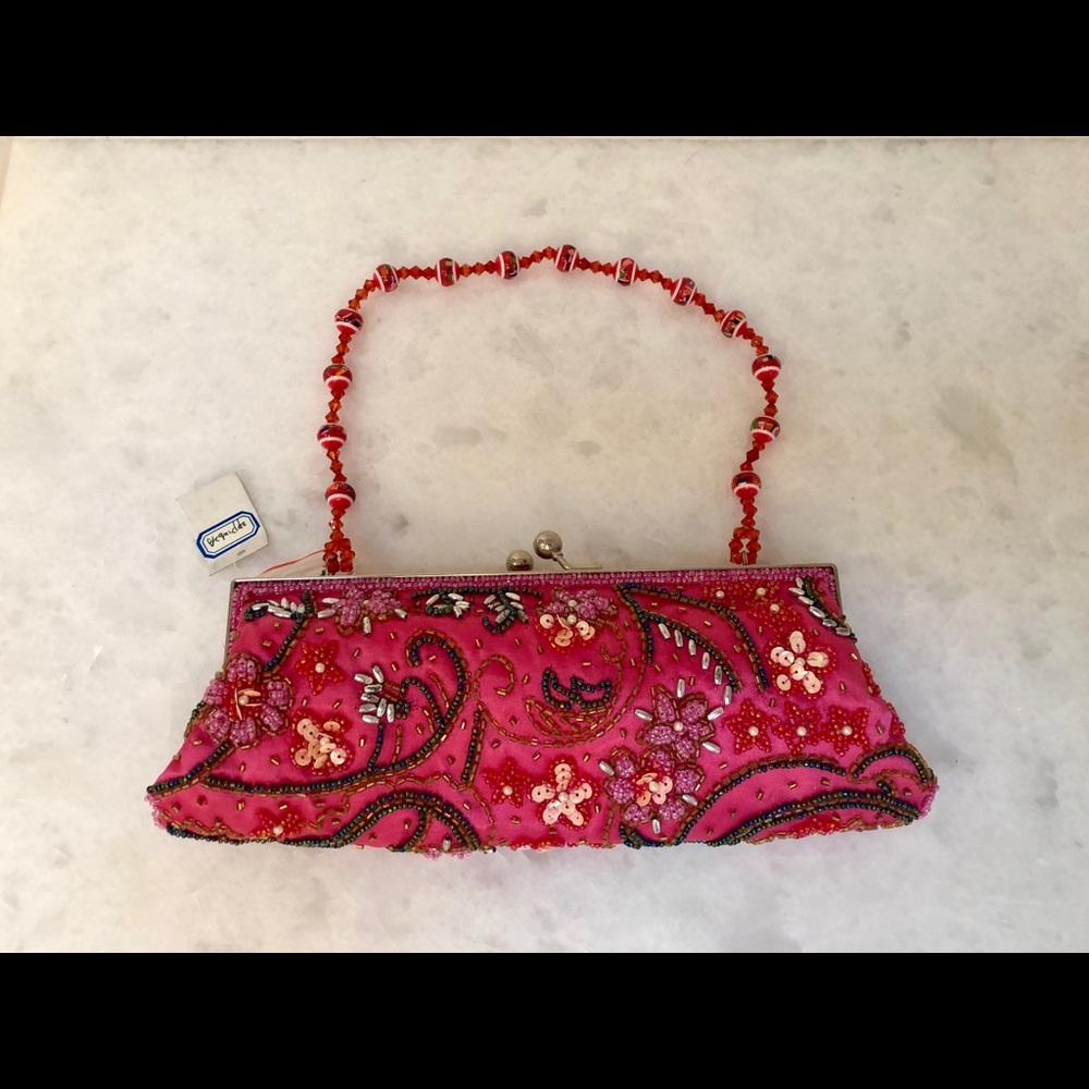 Beaded evening bag